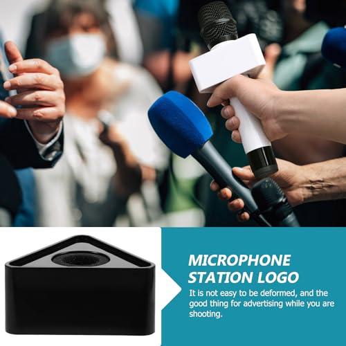 EXEAR インタビュー マイクロゴ AB 射出成形 三角形 ス マイクフラッグ 広告 イメージ向上 個セット ブラック |  | 02