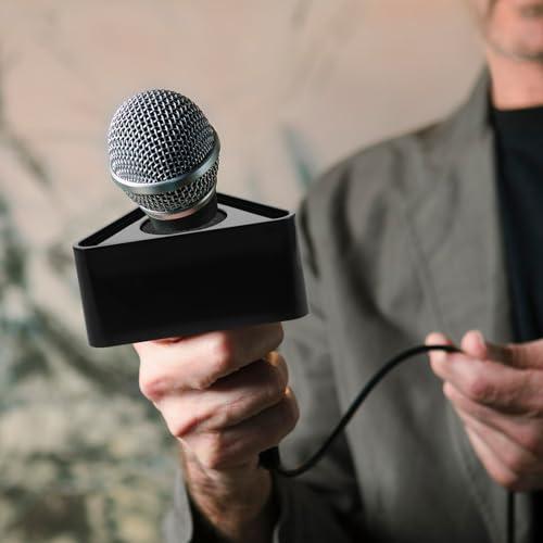 EXEAR インタビュー マイクロゴ AB 射出成形 三角形 ス マイクフラッグ 広告 イメージ向上 個セット ブラック |  | 05