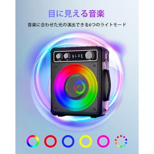 カラオケセット 拡声器 家庭用 カラオケマシン ワイヤレスマイク2本