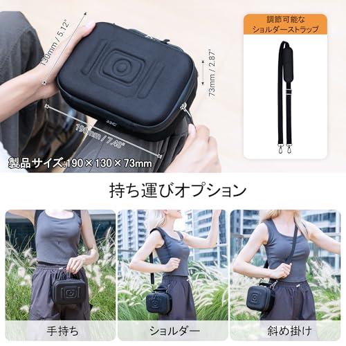 D Oso pocket 3 カメラケース カメラポーチ 耐衝撃 撥水加工 Micro Dカードケース *枚 ストラップ付き オスモポケット3 |  | 07