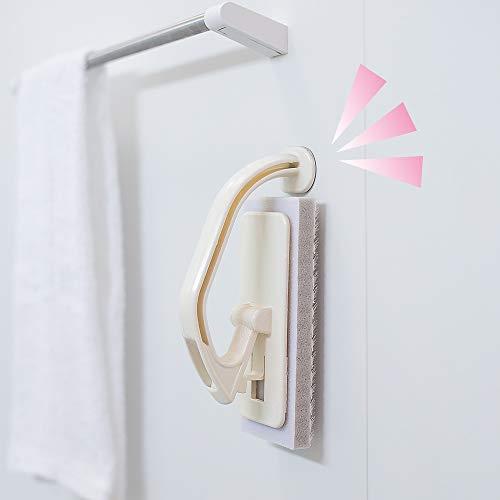 アズマ 浴室掃除用ブラシ 浴室床洗い スポンジ面:約7×16c 凸凹床のお掃除に ツンツンブラシが溝の奥まで入り込む 磁石で壁にピタッとくっつけ |  | 01