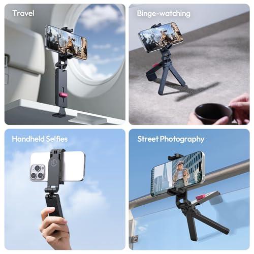 MA89スマホ 三脚 小型 ミニ三脚 多機能スマホスタンド スタンド・挟む・手持ち・掛けるモード安定 軽量 折りたたみ 持ち運び便利 コールド |  | 02