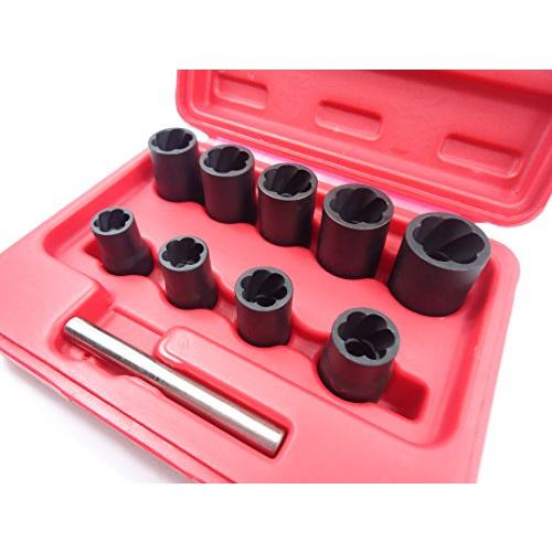 ツイストターボソケット セット ロックナットバスター ホイールロックナット外し ソケットセット なめたナット 取り外し 工具 3/8 ナット