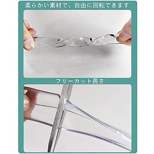 コーナーガード コーナークッション 透明カバー 全長300c 両面テープ付き ベビー 高齢者 頭保護 衝撃吸収 ケガ防止 机椅子家具 机 角 階 |  | 04