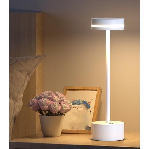 ❤️お値下げ❤️【新品】テーブルランプ　コードレス　３色無段階調光省エネ 新登場・3色ライト＆無段階調光間接照明 テーブルランプ コードレス