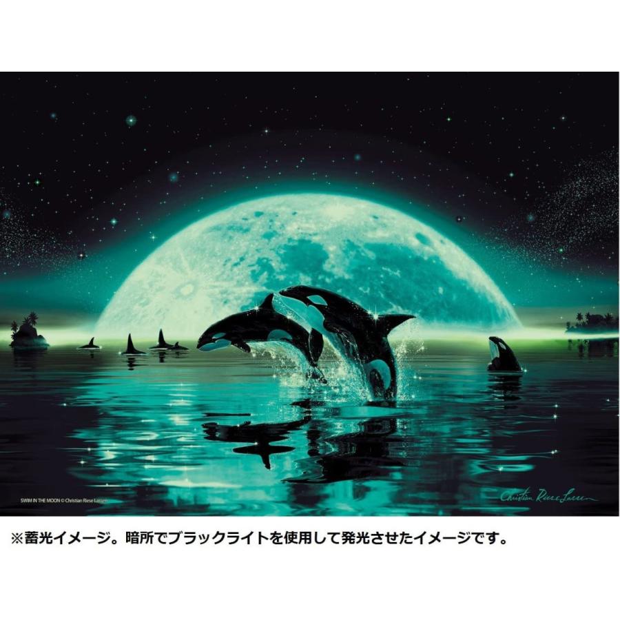 全国宅配無料 500ピース 光るジグソーパズル めざせ パズルの達人 ラッセン スイム イン ザ ムーン 38x53cm ネバーマインド 通販 Yahoo ショッピング 保存版 Jeannesauve Org
