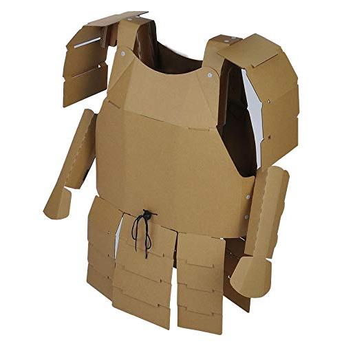 Hacomo ペーパークラフト 登場大人気アイテム なりきり 大人用 無地 4638 鎧