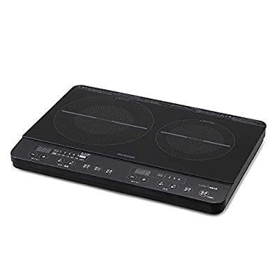 大特価 工事不要 Ihクッキングヒーター 2口 アイリスオーヤマ 1400w Ihk W13 B ブラック 100v Ih 電磁調理器 Cooesan Com