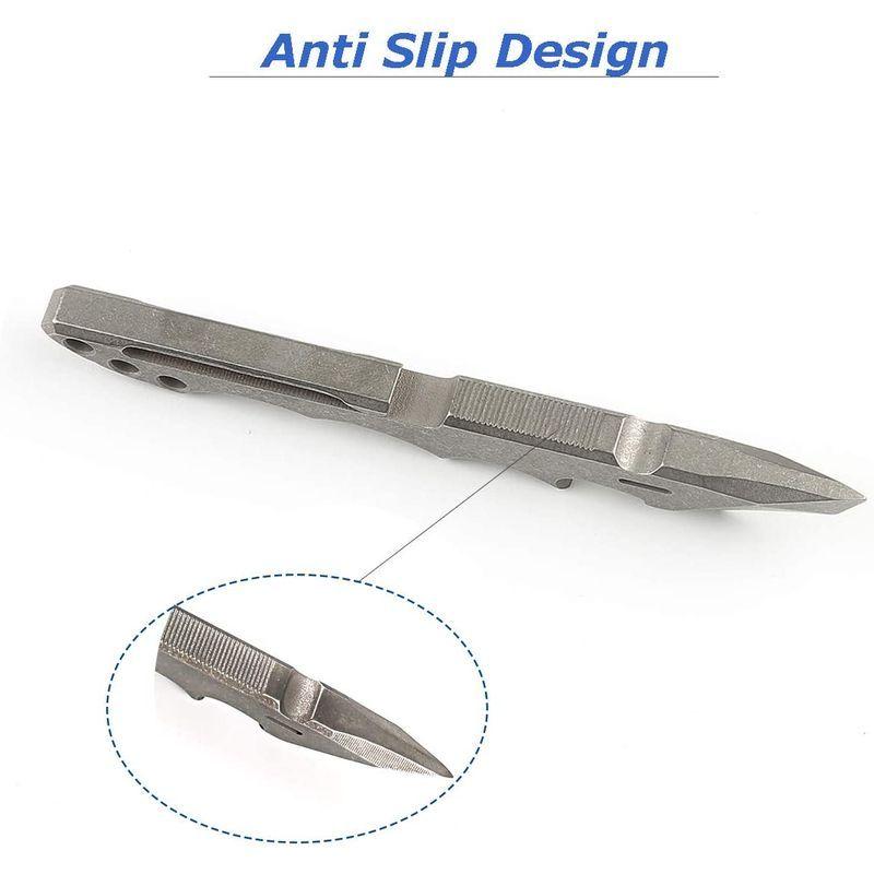 訳あり チタン こじ棒 Edc マルチツール 栓抜きボックスオープナークリップ機能付き グレー その他ハンマー てこ 打刻道具 Www Oroagri Eu