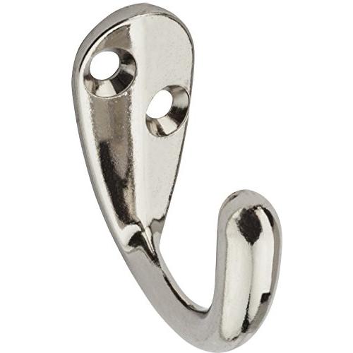 【並行輸入品】Wall Hook for Clothes, Single Prong, Satin Chrome, 2 Pk.  N274 17_1