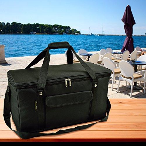 【並行輸入品】 ピクニックタイム 'PTX'断熱バックパッククーラー、ブラック ONIVA   a Picnic Time brand PTX Bの画像