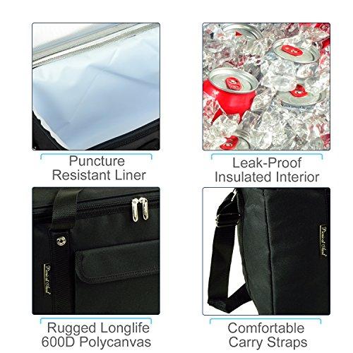 【並行輸入品】 ピクニックタイム 'PTX'断熱バックパッククーラー、ブラック ONIVA   a Picnic Time brand PTX Bの画像