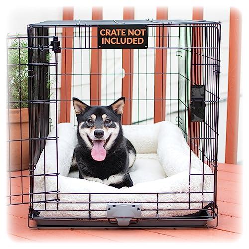 【並行輸入品】 SHENGOCASE Round 23.6\" Faux Rabbit Fur Cat Dog Bed Cushion Pad M"_1