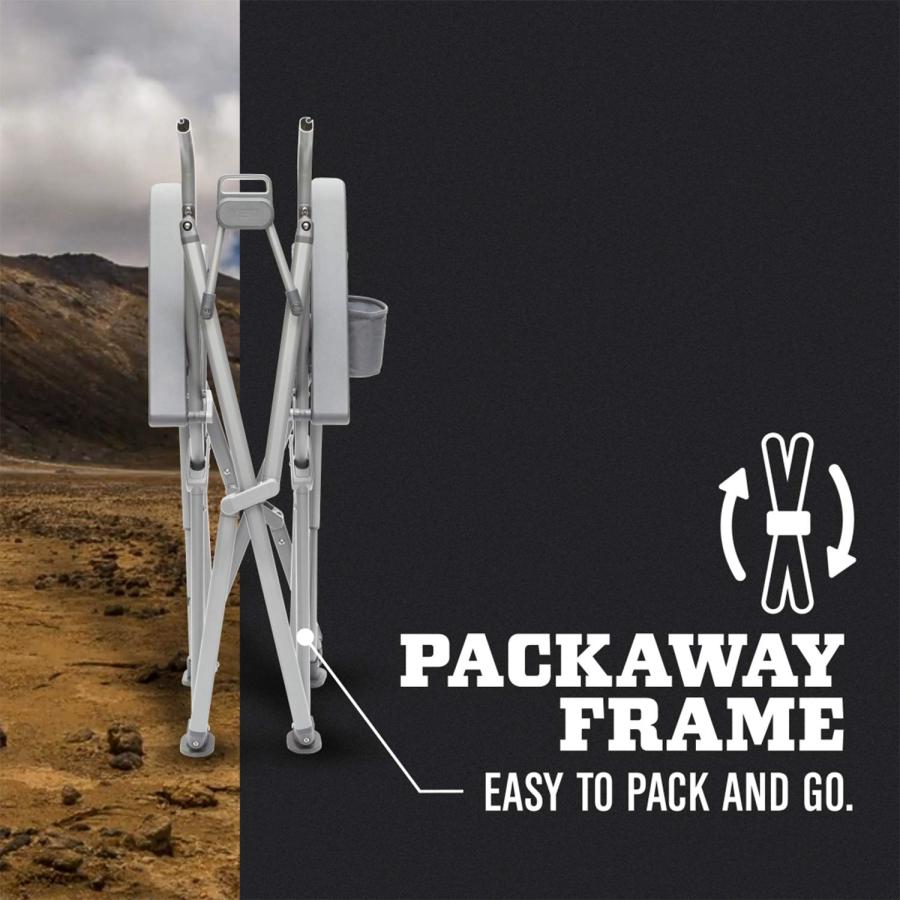 【並行輸入品】 SUNNYFEEL キャンプディレクターチェア 高耐久 特大ポータブル折りたたみチェア サイドテーブル付きポケット ビーチ 釣り |  | 09