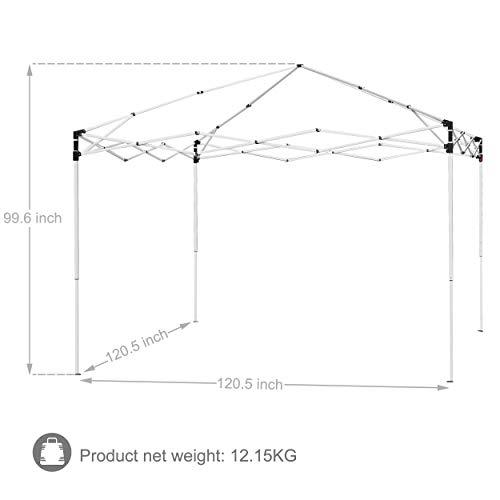【並行輸入品】 EAGLE PEAK 8x8 Pop Up Canopy Tent Instant Outdoor Canopy Easy Seの画像