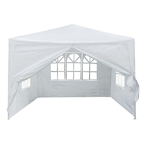 【並行輸入品】 QJBSAVVA 8.2x8.2ft Party Tent with Side Walls Green Outdoor Canoの画像