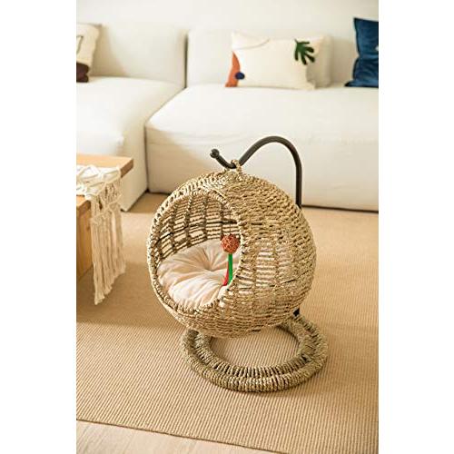 【並行輸入品】 xigua Leopard Pattern Dog Bed Cat Bed， Ultra Soft Rectangle Comf_7