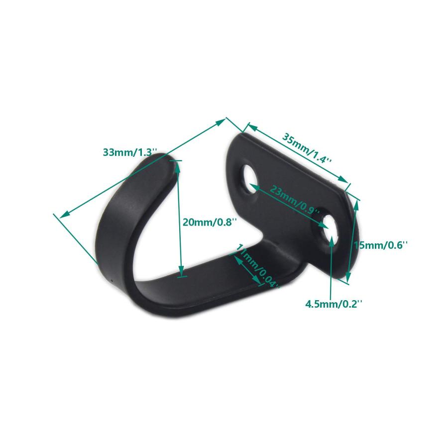 【並行輸入品】ULIFESTAR ブラックステンレススチール天井フック カップフック クローゼット天井取り付けフック 植物 鳥餌 風鈴 ランタン_3