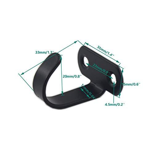 【並行輸入品】ULIFESTAR ブラックステンレススチール天井フック カップフック クローゼット天井取り付けフック 植物 鳥餌 風鈴 ランタン_4