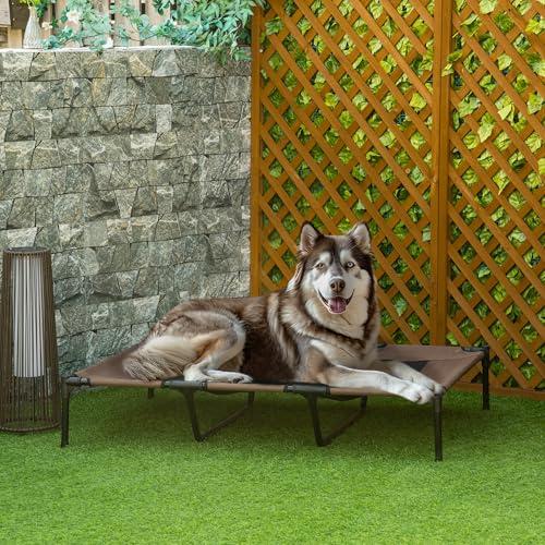【並行輸入品】 Majestic Pet Products バーントオレンジ シェブロン ラージ ラウンド 屋内 屋外 ペット 犬用ベッド 取り外_4