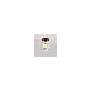 【並行輸入品】 Flyrose Modern Black Semi Flush Mount Ceiling Light Fixture Anti_2
