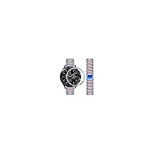 【並行輸入品】DEALELE バンド Samsung Galaxy Watch 4 Classic(46mm)対応 20mm 高級ラインストーン_2
