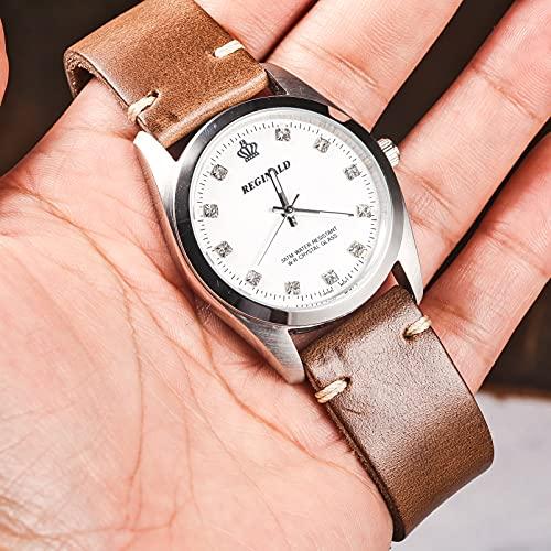 【並行輸入品】時計バンド Hemsut本革腕時計バンド 21mm Horweenソフト本革素材 ヴィンテージ　クイックリリースの工具付き　ヘビーの画像