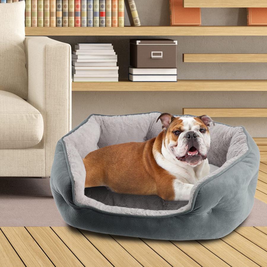 【並行輸入品】 COLLBATH Luxurious Small Dog Bed Plush Pet Cage Accessory Washab_6