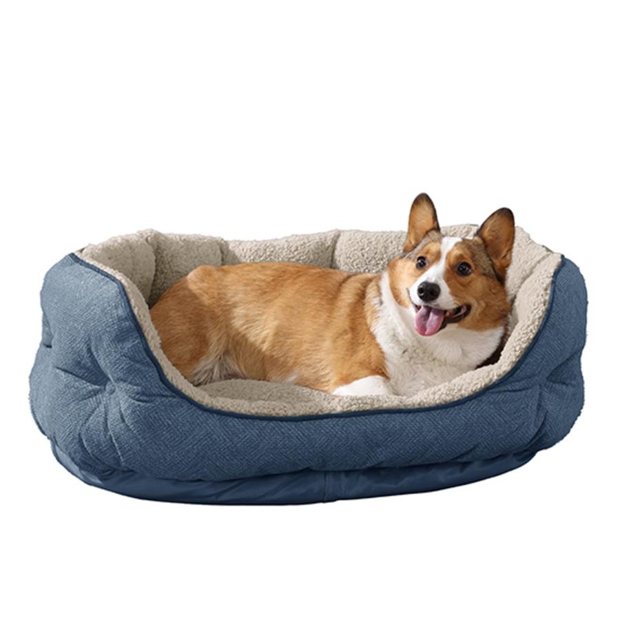 並行輸入品】 Cozy Hideaway pet Bed, Dog Bed with Cover cave, : NEW