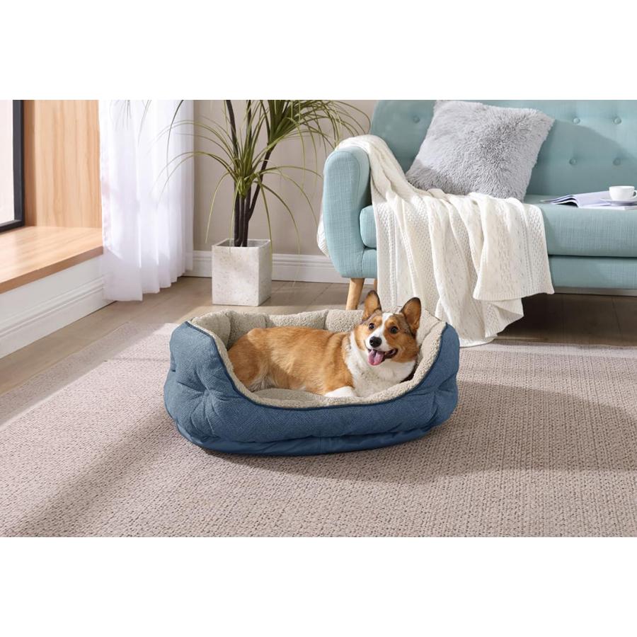 並行輸入品】 Cozy Hideaway pet Bed, Dog Bed with Cover cave, : NEW