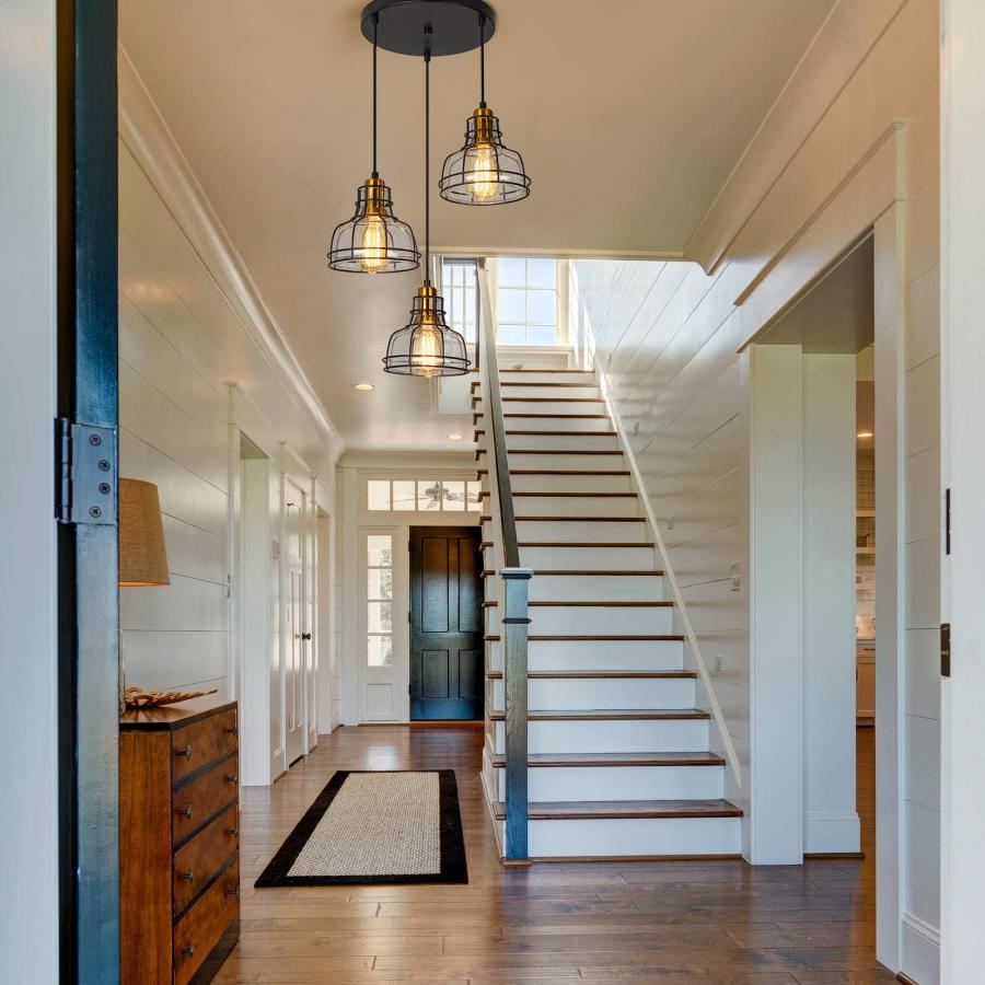 【並行輸入品】 WILON Pendant Lighting for Kitchen Island， Industrial 3 Light Pe_9