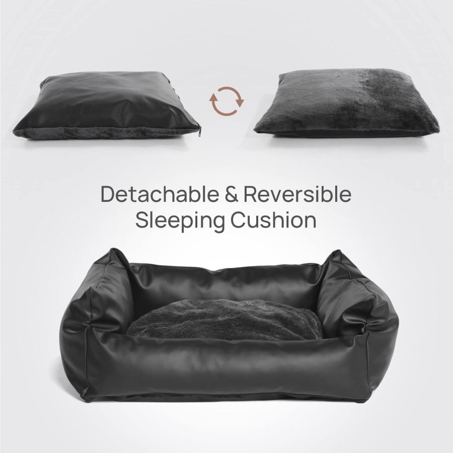 【並行輸入品】 Allisandro Calming Dog Bed Mat， Washable Couch Cover for Dogs， C_9