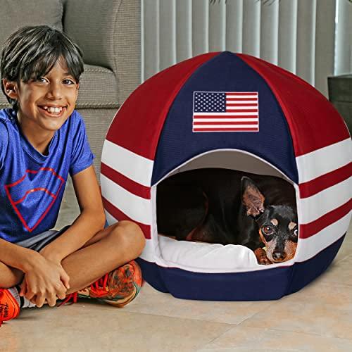 【並行輸入品】 Cat Sofa， Dog Chair， Pet Bed Wooden Frame With Velvet Fabric a_7