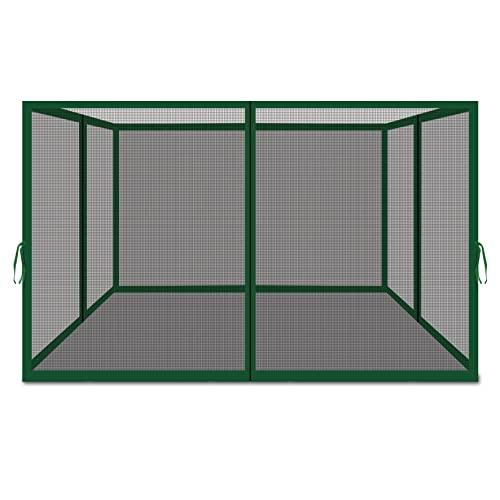 【並行輸入品】 Smartxchoicesアウトドアキャンプパーティーウェディングテントパティオテントガゼボキャノピー側壁付き(ホワイト、10フィの画像