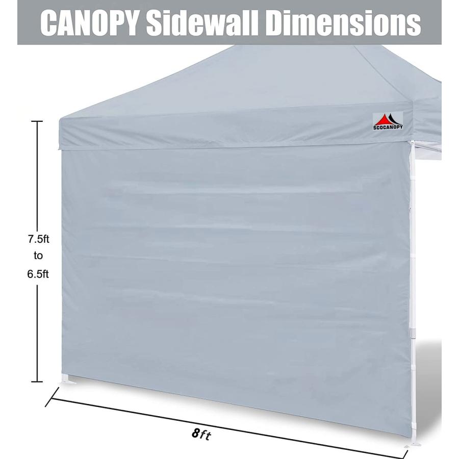 【並行輸入品】 10x30 FT Pop Up Wedding Tent, Waterproof Canopy Gazebo with 5 Siの画像