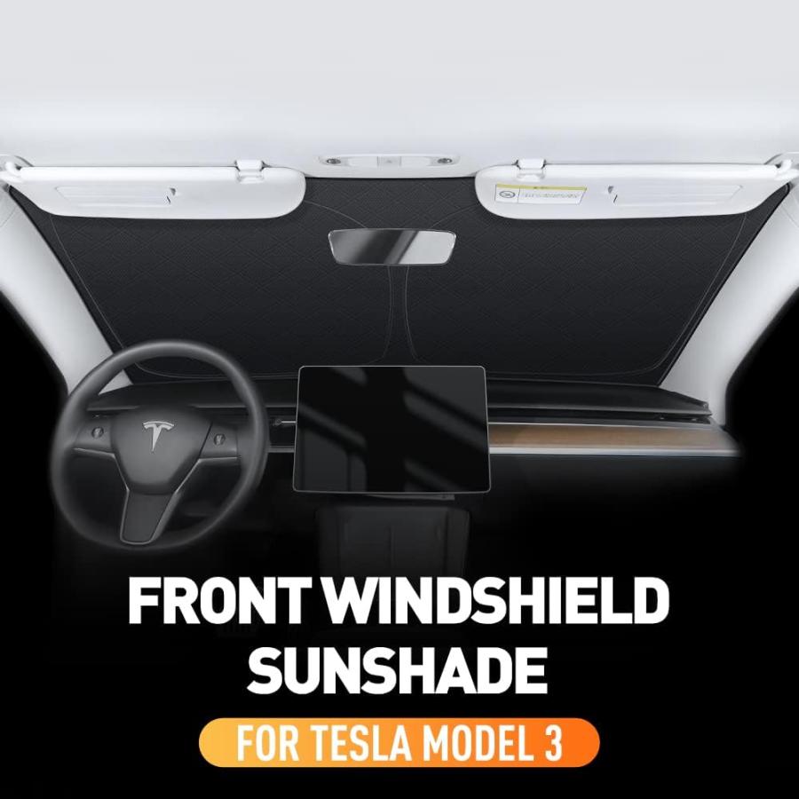 並行輸入品】YONZEE フロントガラス サンシェード Tesla モデル3用