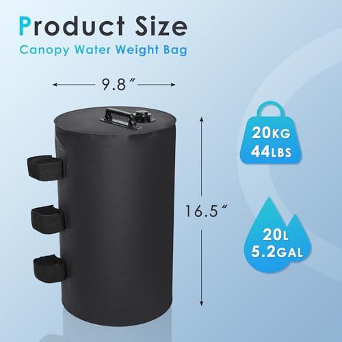 【並行輸入品】 SEWOART Portable Canopy Pole Holder Fixed Tube for Tent Awning Cの画像