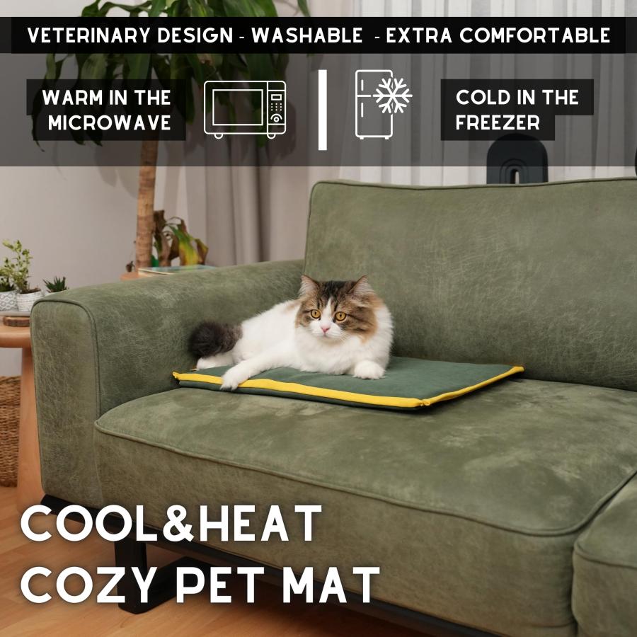 【並行輸入品】 Homcolorful 17"x30" Cat Heating Pad Dual Sided Pet Heated Pad_3