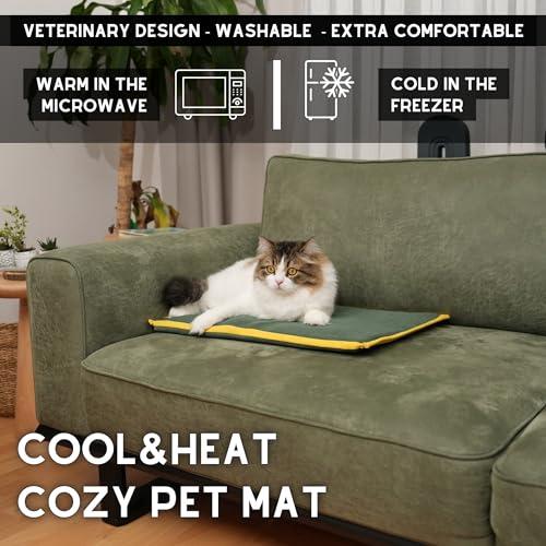 【並行輸入品】 Homcolorful 17"x30" Cat Heating Pad Dual Sided Pet Heated Pad_4