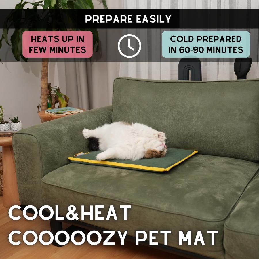 【並行輸入品】 Homcolorful 17"x30" Cat Heating Pad Dual Sided Pet Heated Pad_9