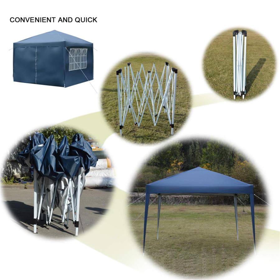 【並行輸入品】 10'x10' Heavy Duty Outdoor Party Tent with 4 Removable Walls   Wの画像