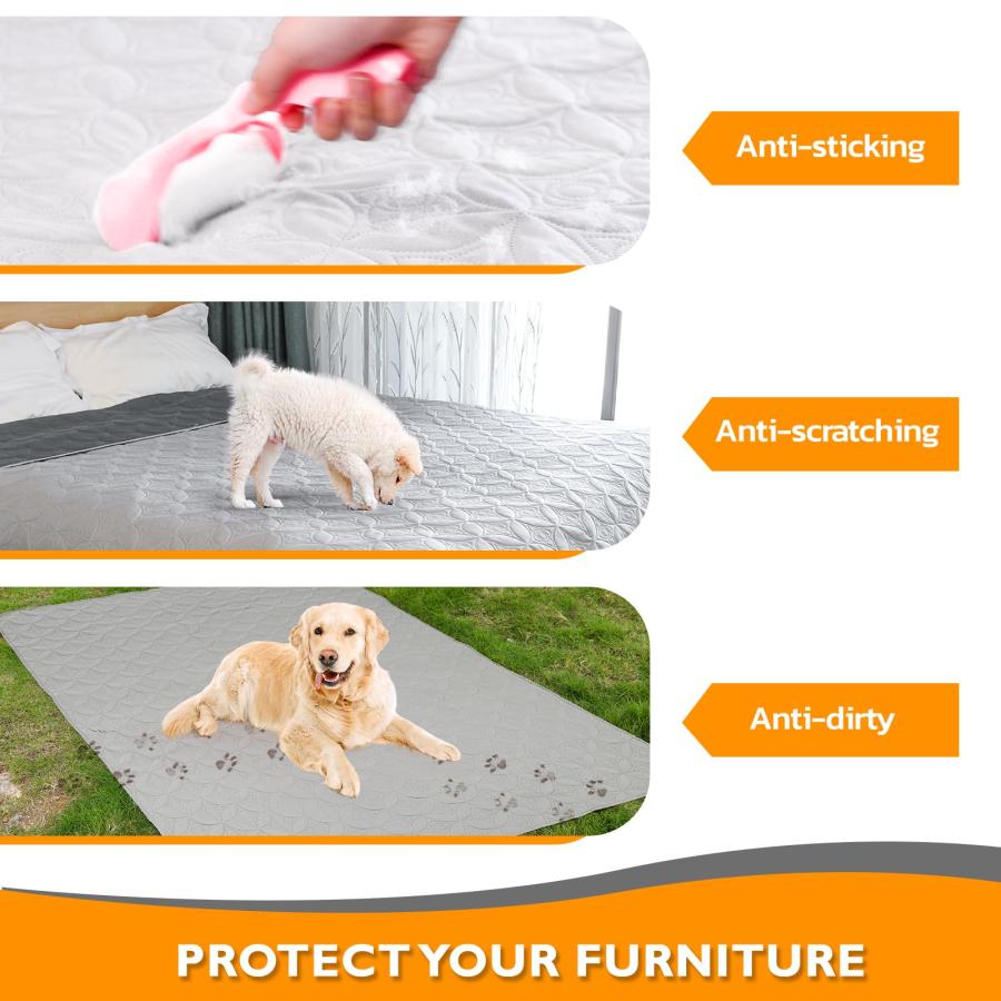 【並行輸入品】 Backseat Pet Bed Mat，Non Slip Dog Car Bed Mat，Travel Dog Bed Bla_9