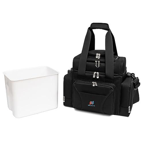 【並行輸入品】 大きなドリンクとビールクーラーバッグ(15x12.5x9インチ)2つの断熱コンパートメント、頑丈な生地、厚い断熱、強化ステッチ、複_1