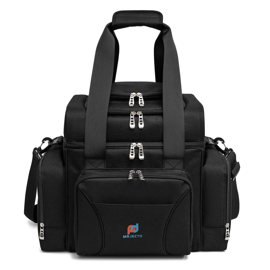 【並行輸入品】 大きなドリンクとビールクーラーバッグ(15x12.5x9インチ)2つの断熱コンパートメント、頑丈な生地、厚い断熱、強化ステッチ、複_6