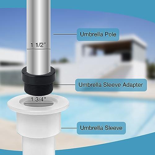 【並行輸入品】 8ft Patio Umbrella Half Rectangular Outdoor Patio Umbrella with_7