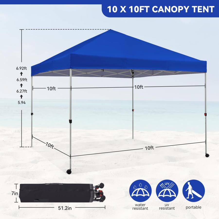 : Gazebo ユニバーサル交換用蚊帳 10フィート OIPUNSHLE アウトドア インスタントテント キャノピーテント 10×10フィート ポップアップキャノピー ポータブルガゼボシェルター 傾斜脚 キャリーバッグ付き パティオデッキガーデンやビーチ用 8×8フィート (蚊帳のみ),黒,360x360｜BHJKL