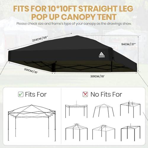 【並行輸入品】 KAMPKEEPER 10x10 Pop Up Canopy Tent with 2 Sidewalls, Beach Tentの画像