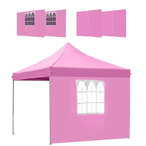 【並行輸入品】 QJBSAVVA Outdoor Gazebo with Adjustable Curtains 157.5\"x118.1\" Wの画像
