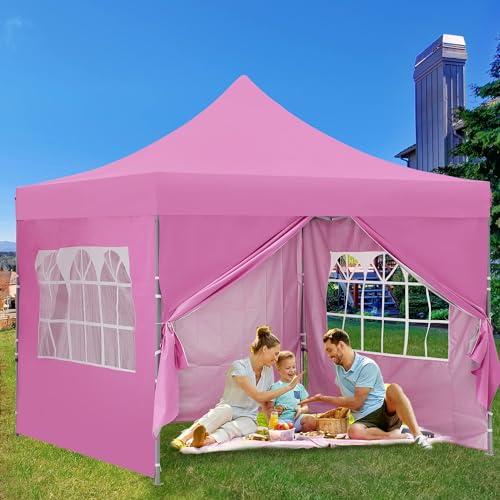 【並行輸入品】 QJBSAVVA Outdoor Gazebo with Adjustable Curtains 157.5\"x118.1\" Wの画像