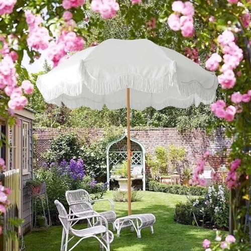 【並行輸入品】 BELLRINO Replacement Umbrella Canopy for 9ft 6 Ribs Tan color (C_7